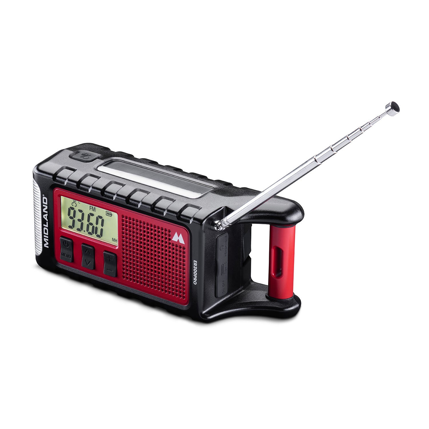 midland-midland-emergency-radio Power Bank ER300 Pro Red Black